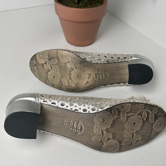 Brunu's Made in Portugal Silver Heels  Size EU40 - Picture 10 of 10